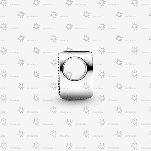 Pandora Letter V Alphabet Charm - Picture 2 of 6